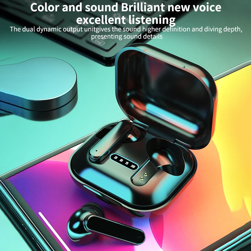 2020 Wireless Headphones Bluetooth Earphones Touch Control Headset Sports Music TWS Earphones For iPhone Huawei Xiaomi Samsung