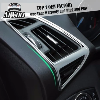 

Car styling garnish cover detector ABS inner front bottom Air conditioning Outlet Vent 2pcs cover trim For Ford Kuga 2013-2015