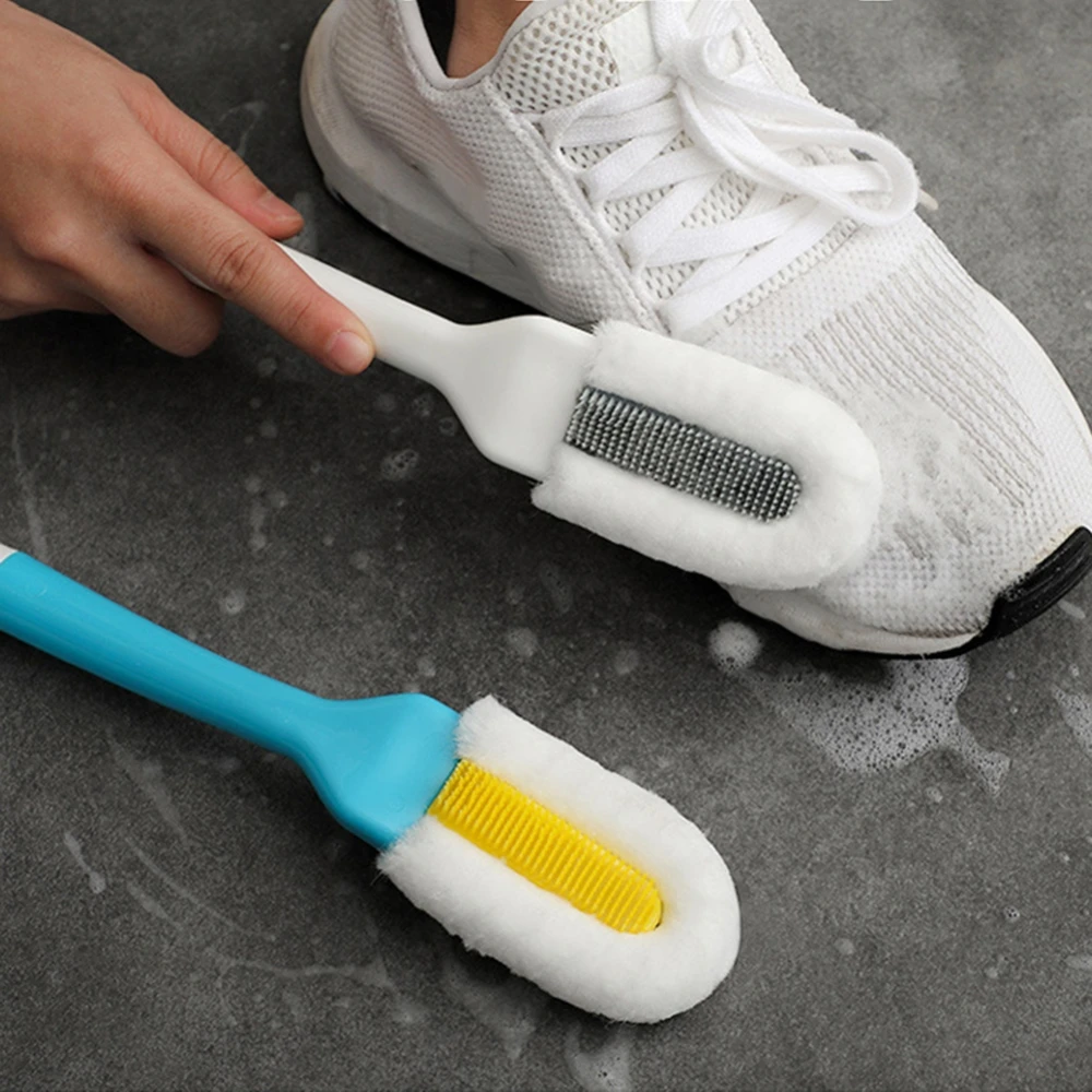 Hangable Surround Soft Hair Cleaning Brush Household Creative Multifunctional Non-slip Long Handle Shoe Washing Brush