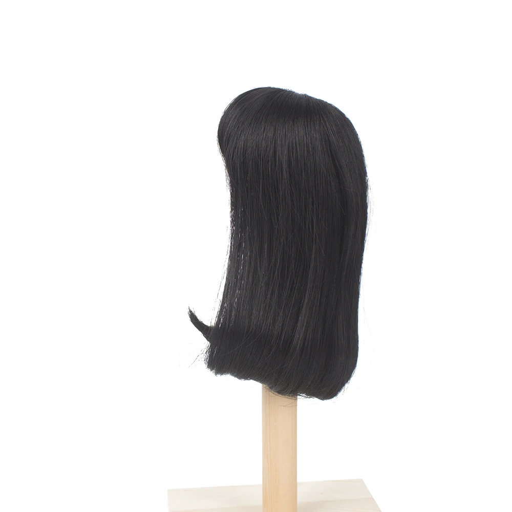 bjd 1/3 ручной работы парик для куклы-ребенка волос серебристо-серый длинный жемчуг цветок рулон волос с челкой для кукол