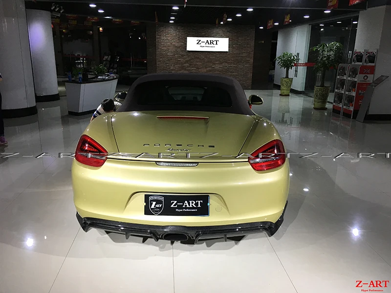 2012- Z-ART для Porsche Boxster 981R волоконное стекло тюнинг обвес комплект из стекловолокна аэрокит Комплект для Porsche 981