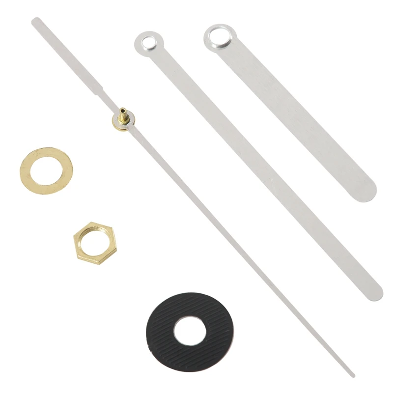Clock Movement Mechanism with White Hour Minute Red Second Hand DIY Tools Kit