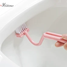 OYOURLIFE S форма длинная ручка туалетная щетка WC мягкие волосы Туалетная плитка щелевая очистка от загрязнения щетка для дома чистящие средства