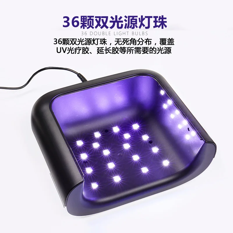 

Manicure Sun3 Chopsticks Container Smart Second Generation UV Curing Quick-Dry Light Treatment Device 48 W Nail Drying Heating L