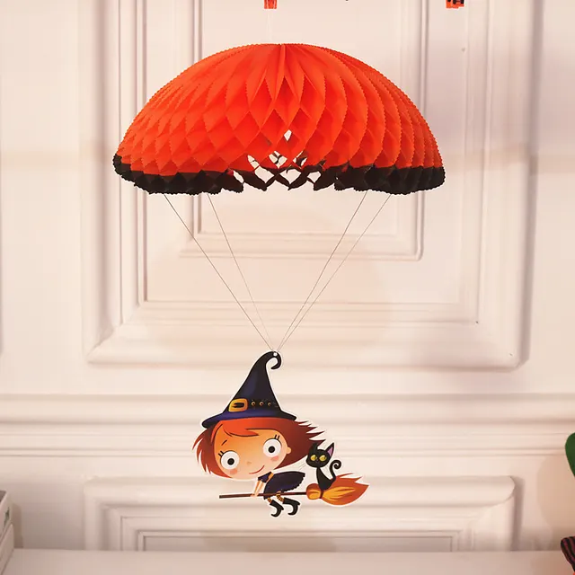 3 db 3D Spide Gost Hanging Halloween Denevérpapír Labda Rendezvény Dekorációhoz Medál Kísértetjárta Ház Csepp Bár Ktv Szoba Dekoratív - Image 3