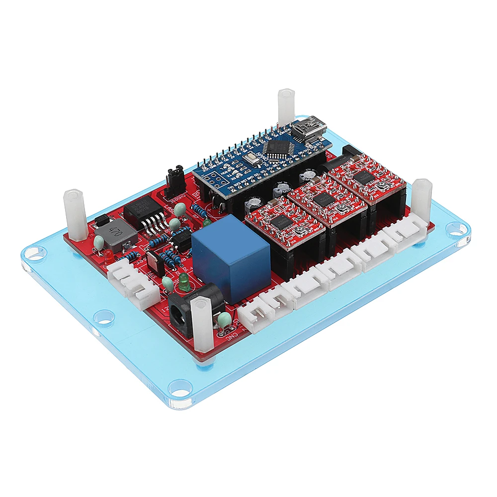 3 Axises плата управления 3018 ЧПУ маршрутизатор GRBL USB шаговый двигатель драйвер DIY Лазерный Гравер фрезерно-гравировальный станок контролер