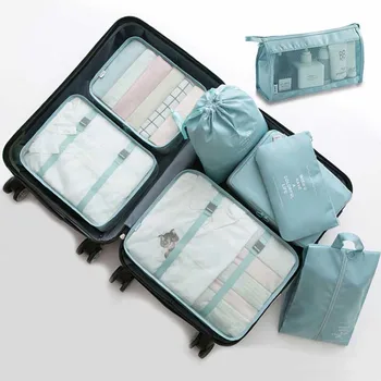 

8pcs/Set Storage Bag Underwear Tidy Pouch Luggage Organizer Portable Waterproof Bags Travel Clothes Classify Storages Case