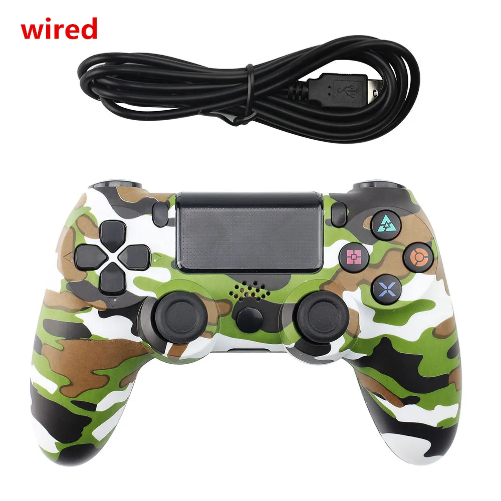 Цвет: желтый Bluetooth Wireless/Wired gamepad For sony PS4 Controller Fit For Playstation 4 Dualshock 4 Gamepad - Цвет: Цвет: желтый