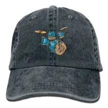 Ретро Винтаж барабанные наборы унисекс взрослых бейсбольная шляпа Спортивная уличная ковбойская Кепка для мужчин и женщин Snapback