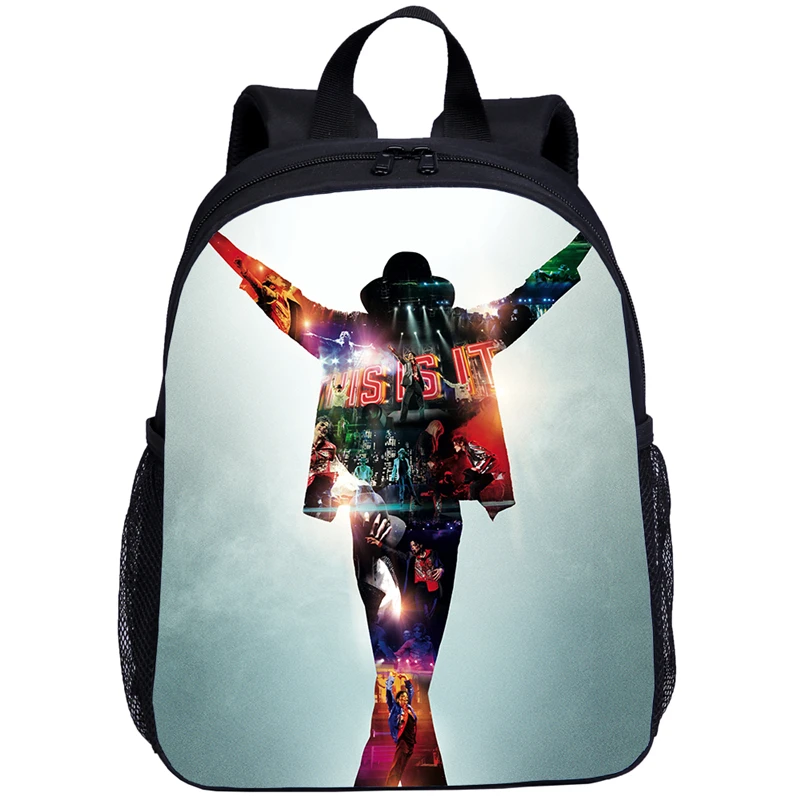 Mini Mochila con estampado 3D de Michael Jackson para niños y niñas, bolso  de escuela informal, mochilas escolares|Mochilas| - AliExpress