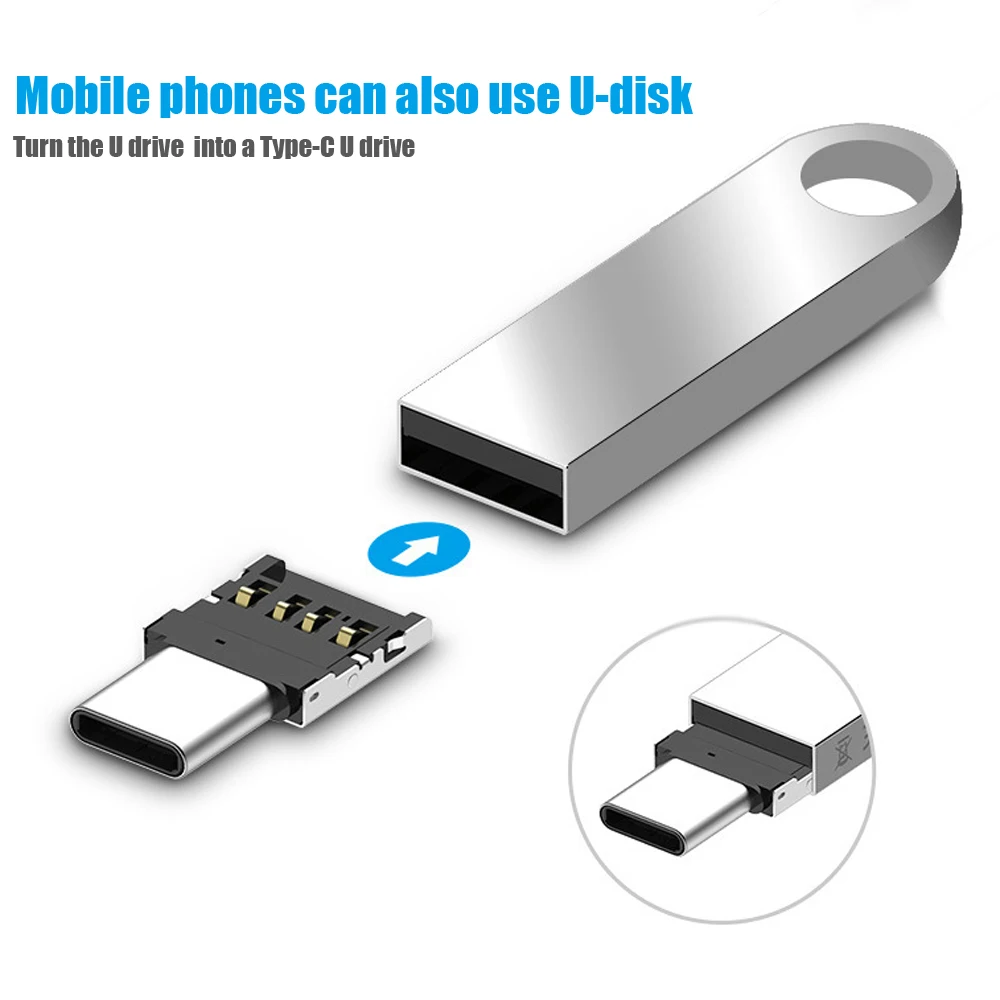 OTG Переходный кабель передачи данных type-C Micro USB к C общий Мобильный телефон