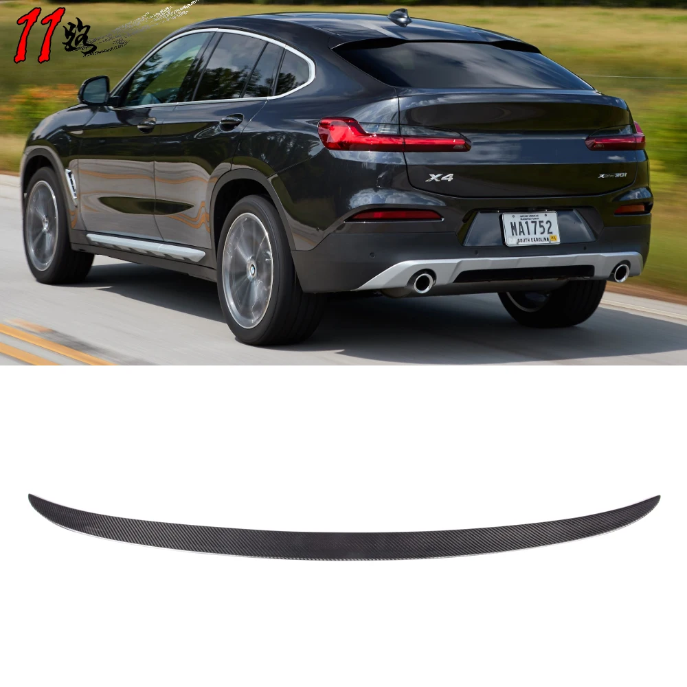 

Small Carbon Fiber Spoilers Fit for X4 Series G02 2019-IN Rear Wing Spoiler Trunk Boot Wings Spoilers