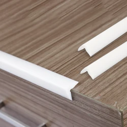 Furniture Corner Protection Soft Silicone Furniture Cover or Wall Bumper Edge Corner Protection Baby Table Furniture Decor