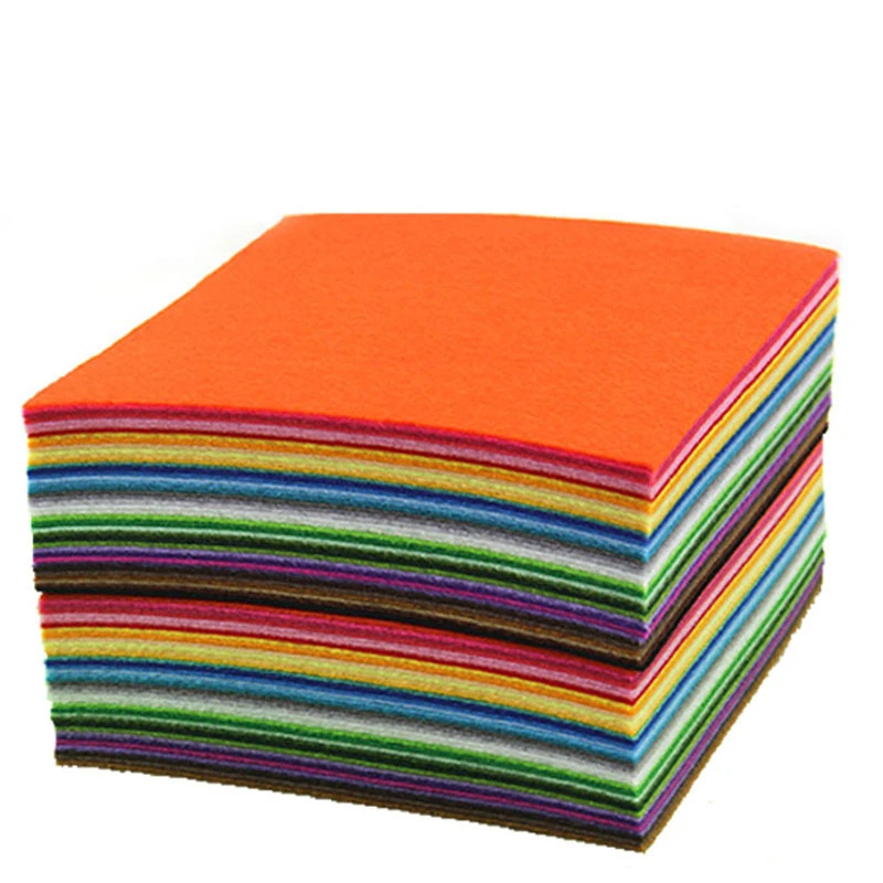 40 Uds 10cm Diy manualidades juguetes para niños puro tela paño para coser Patchwork niños de dibujos animados de artes artesanía decoración educativos
