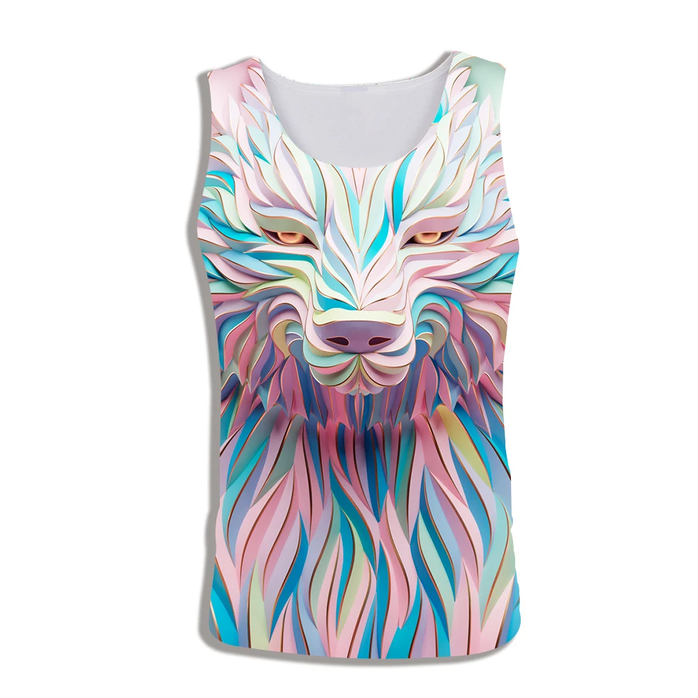 Animal Style Bird 3D Printed Colorful Bird Tops Cute cartoon character Tank Tops Vest Tops Fashion Clothing Tees S-XXXL