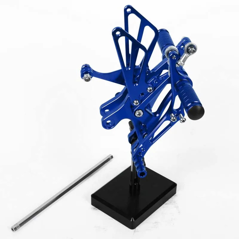 Для Yamaha YZF R1 1998 1999 2000 2001 2002 2003 ЧПУ Rearsets подножки подножек задний тормоз переключения регулировки в комплекте; Серебристые черный, красный