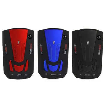 

New V7 English and Russian car radar speed measurement car flow detector Car 16 Band Anti Radar Detector Speed Voice Alert