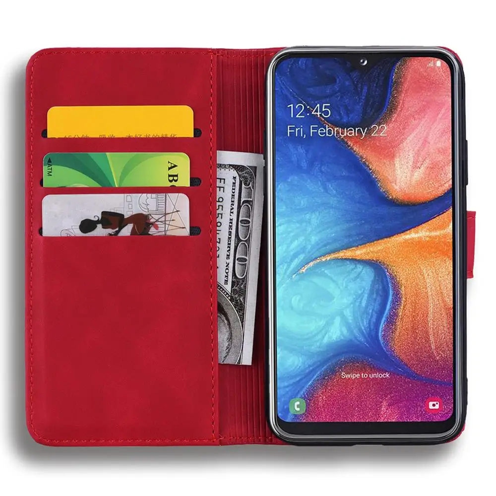 3D цветок кожаный чехол для Samsung S20 10 рlus Lite S9 8 Plus портмоне с откидной крышкой Coque Galaxy