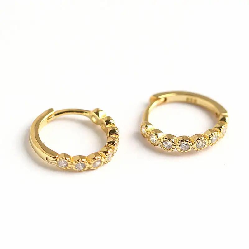 Orecchini a cerchio a goccia minimalisti a punta per donne adolescenti ragazze cerchi in argento sterling polsino cartilagine trago elica avvolgere geometrico ipoallergenico moda punk personalizzato