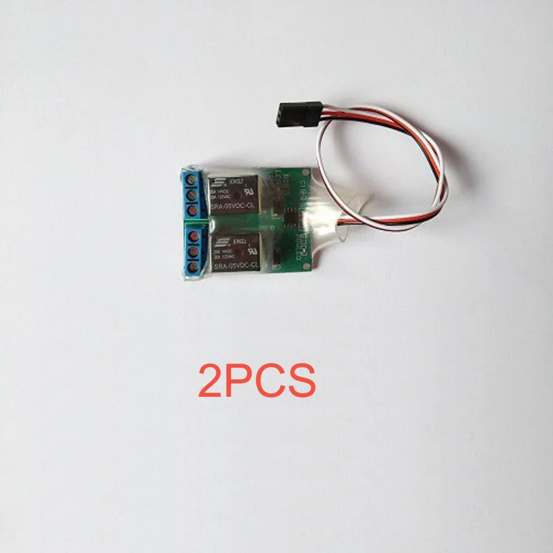 

2PCs K2 Electronic Relay Switch Module Max 5V 40A LED/Camera/Smoking Controller Servo Signal Input PWM switch For RC Drone