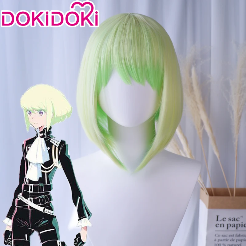 Dokidoki аниме PROMARE Lio Fotia женский парик для косплея зеленые волосы Mad Burnish |