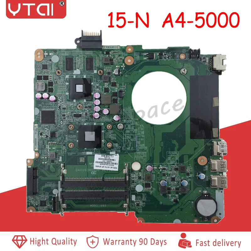 Best Price DA0U93MB6D0 For HP pavolion 15-N 15z-N Laptop Motherboard A4-5000 8670M/1G 734820-501 734820-001 100% test intact