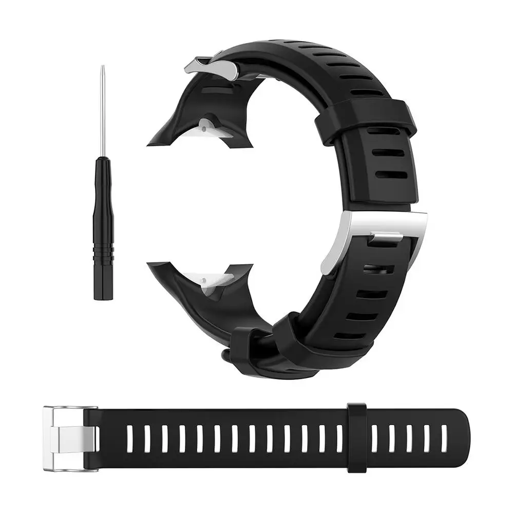 

Hot Silicone Replacement Wrist Strap High Quality Watch Band For SUUNTO D6 D6i Novo Dive Watch Two Wearing Modes
