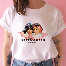 Cheap Cupid Angel Print T shirt Women Summer Cartoon Clothes Harajuku Tshirt Female Aesthetic Kawaii Fashion Top Tshirt Cute T-Shirt Cheap Cupid Angel Print T shirt Women Summer Cartoon Clothes Harajuku Tshirt Female Aesthetic Kawaii Fashion Top Tshirt Cute T-Shirt
