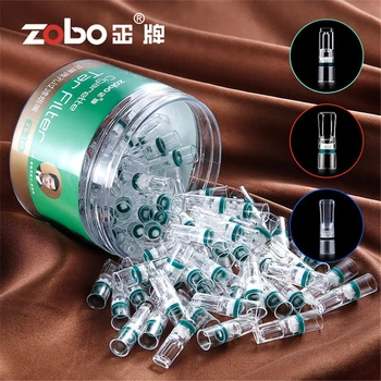 

Zobo 100pcs Cigarette Holder Filter Male and Female Thick and Thin Cigarettes Disposable Filter Cigarette Holder