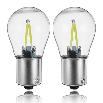 

2x 1156 BA15S P21W COB White LED Turn Signal Light Reverse Backup Lamp Bulb DC8-28V