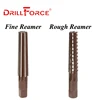 Drillforce Hand Reamers MT1/MT2/MT3/MT4/MT5 HSS Steel Fine/Rough-Edge Morse Taper Reamer For Milling Finishing Cutter Tool 2