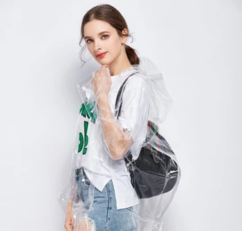 

Transparent Ladies Raincoat Raincoat Lightweight Waterproof Poncho Weatherproof Capa De Chuva Moto Rain Gear DD60YY