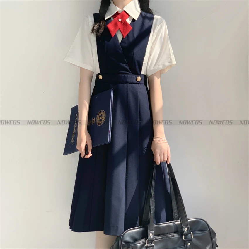 Japanese Girl's Long Pleated Dress
