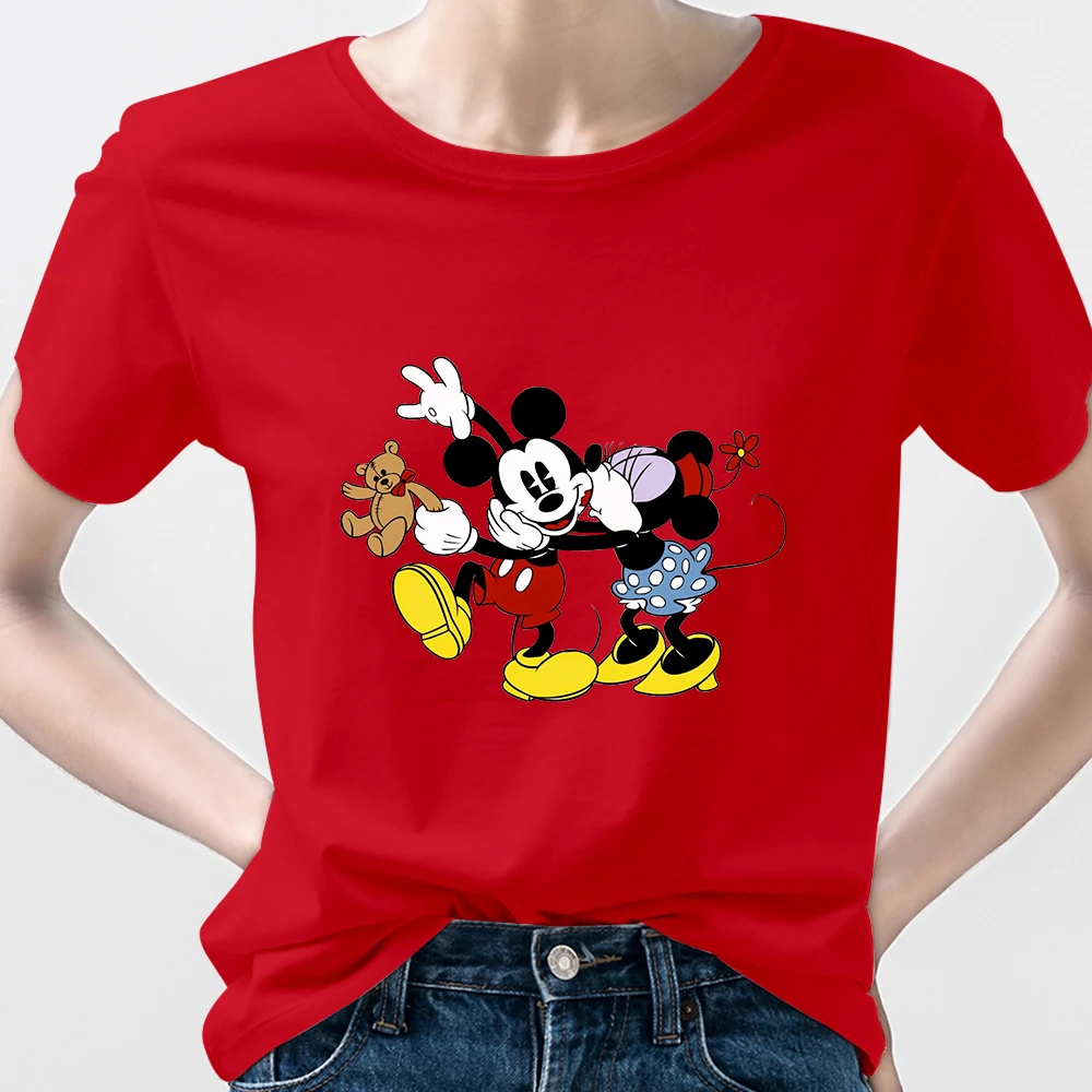 DAMEN ITALY T-SHIRT NEW COLLECTION STREET FASHION 3-D MICKEY MOUSE LOOK S/M/L