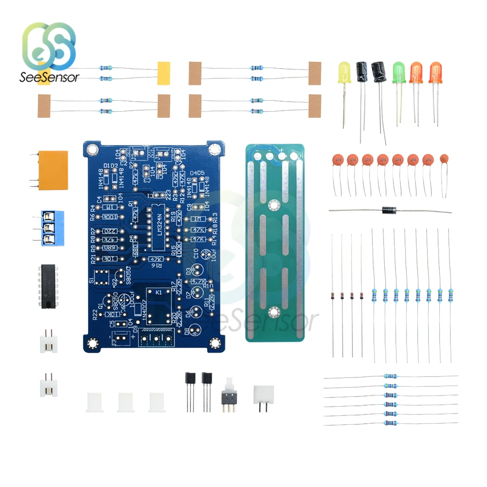 

DC 5V Water Liquid Level Controller Sensor Module DIY Kits Water Level Detection Sensor Switch Three Color LED Indicator Light