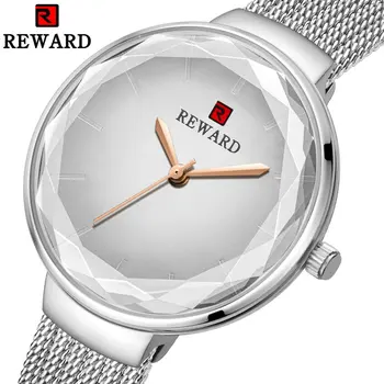 

REWARD Elegant Simple Quartz Watches Women Brand Luxury Ladies Watch Fashion Dress Analog Clock Ultra Thin Relogio Feminin