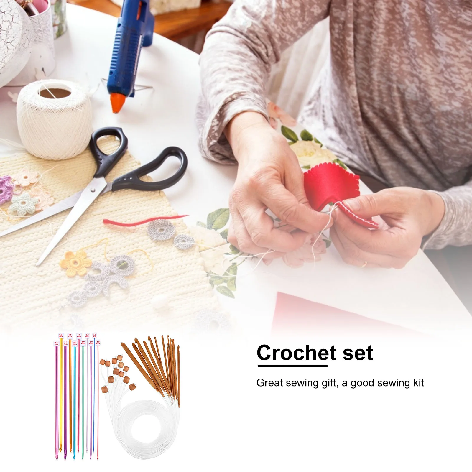 Tunisian Crochet Hooks Extensions  Tunisian Crochet Hook Set Cables -  Practical 23 - Aliexpress