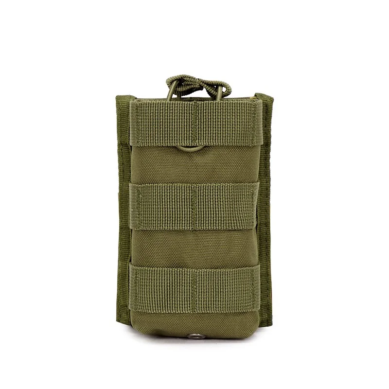 Охотничий Molle тактический одиночный винтовочный подсумок M4 M16 5,56. 223 подсумок военный страйкбол Радио Walkie держатель рации сумка - Цвет: OD