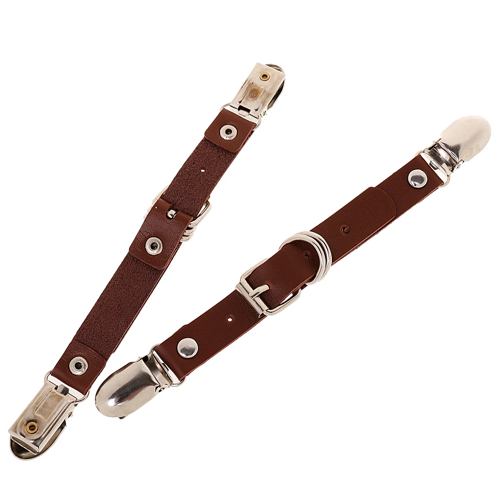 2 Pairs Sexy Women Elastic Leather Leg Harness Garter Straps Thigh High Stockings Corset Belt Clips Suspender Dress Accessories
