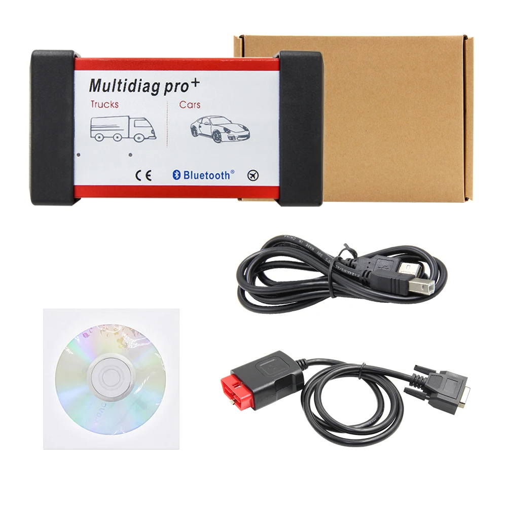 Автомобильные грузовики 2 в 1 OBDII Bluetooth USB Диагностика Multidiag pro + TCS 2016 00 2017 3 keygen V3.0 NEC