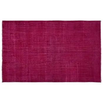 

Handmade Red Vintage Overdyed Turkish Area Rug 183x286 Cm-6'0''X9'5''