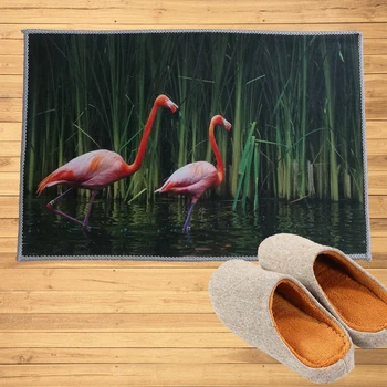 

Cute Animal Flamingo Doormat Mats Hallway Doorway Bathroom Kitchen Rugs Floor Mats Carpet Home Decoration