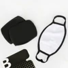 Black Cotton Blend Ear Loop Face Mouth Mask Washable Anti Dust Warm Ski Cycling Safety Windproof Protective Reusable 3 Layers 6