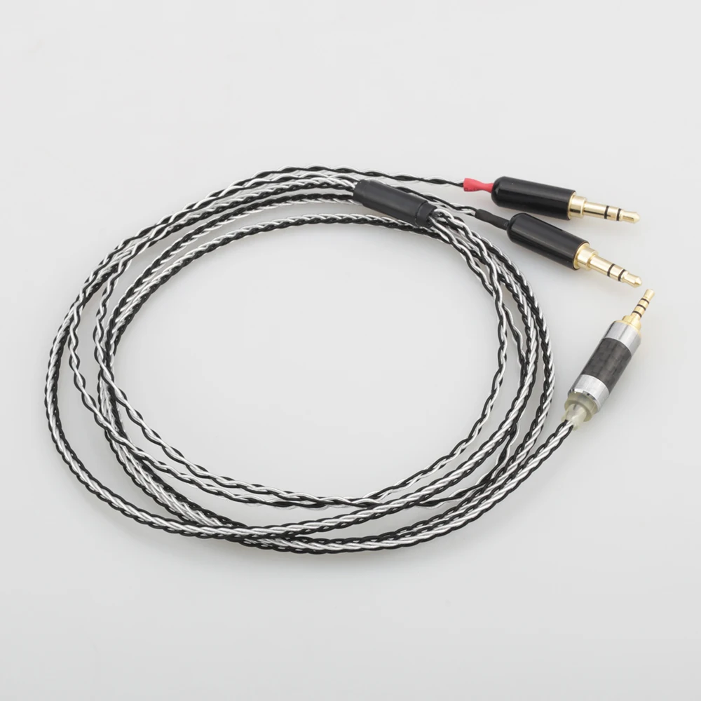 HI End Silver Plated Headphone upgraded cable for hd600 580 HD650 HD700 HD660s Z7 msr7b headphone CD Player Cable HIFI