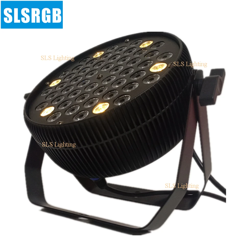 12 шт./лот, новинка, плоский тонкий теплый белый 3 Вт, 54 шт., led par 64, светодиодный светильник ing, led par 54*3 Вт, светодиодный светильник, для сцены, дискотеки, dj, свадьбы