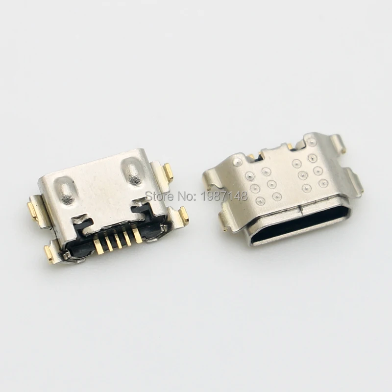 

5 контактный разъем Micro USB 100 шт., разъем для передачи данных, задний разъем для Samsung Galaxy A01 A015 A015F/DS Mini USB