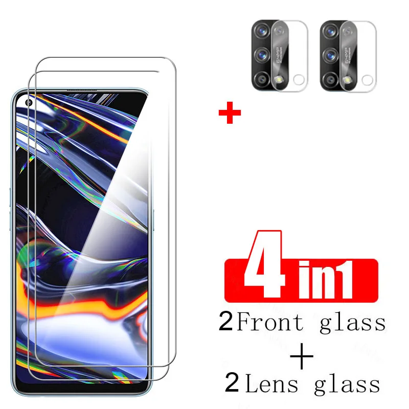 Full Cover Protective Glass For Realme 7 5G 7I Armor Glass Oppo Realme 7 5G 7Pro 7I Clear Camera Film Realmi 7 Glass Realme7 5G