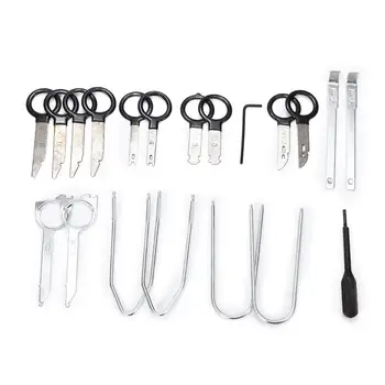 

20pcs Auto Mechanical Tools SUV Radio Stereo CD Player Removal Install Tool Key Installation For Mercedes,BMW,Audi,Ford,VW etc