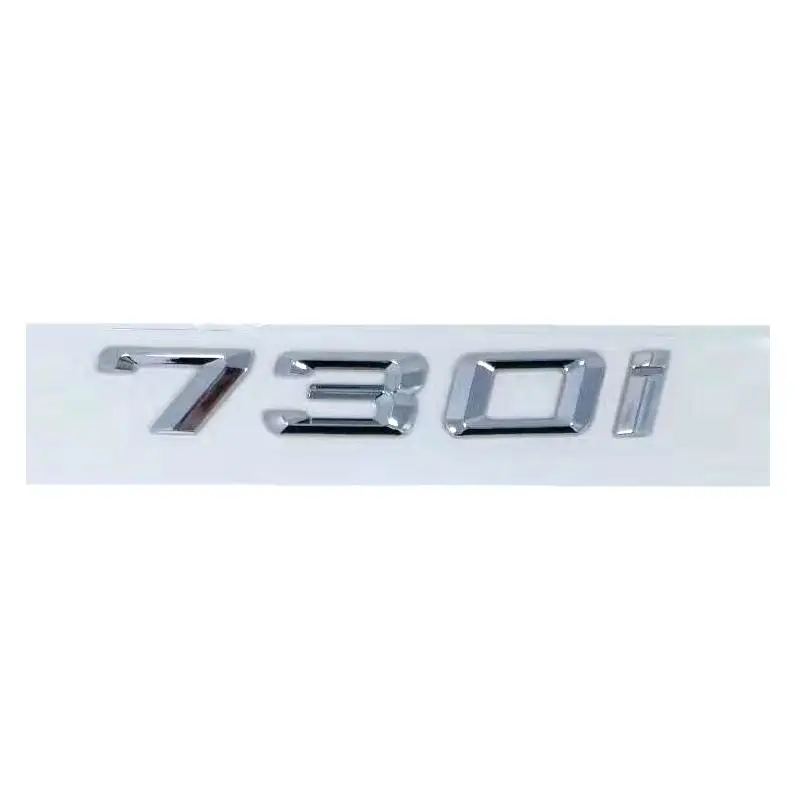 20 шт./лот 730i знак авто хром 3d Стикеры пользовательская эмблема