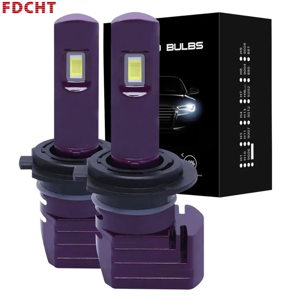 

FDCHT h7 h4 h11 h1 hb4 h3 hb3 9005 super turbo led 9006 car light headlight bulb automotivo 24v motorcycle auto lamp 12v canbus